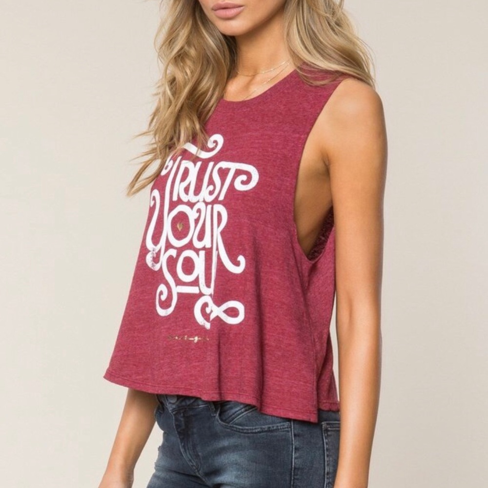 BNWT Spiritual Gangster muscle crop tank